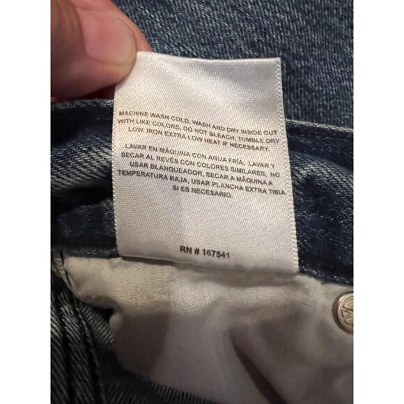 NWT Daily Blue by Adriano Goldschmied Wide Barrel Cotton Jeans Size 24 - Picture 10 of 12